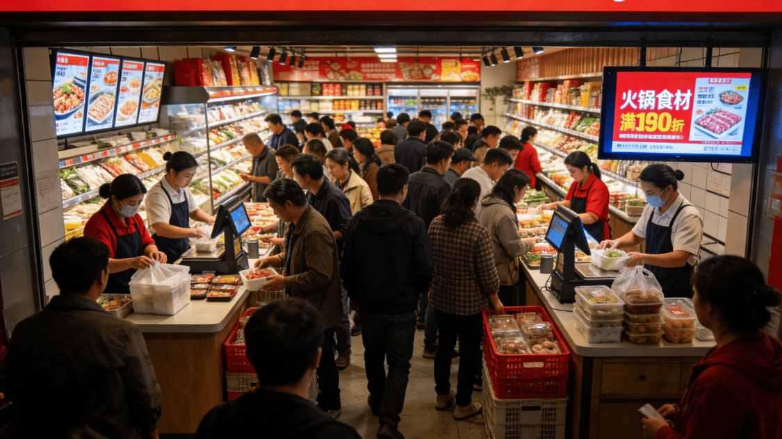 突围到格局重塑千亿赛道的演进与未来麻将胡了模拟器火锅食材超市：从细分(图1)